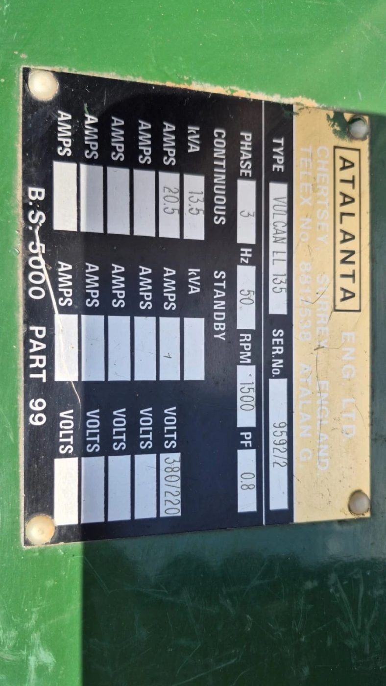 13.5 kVA Diesel Generator Set (3-Cylinder) photograph 7