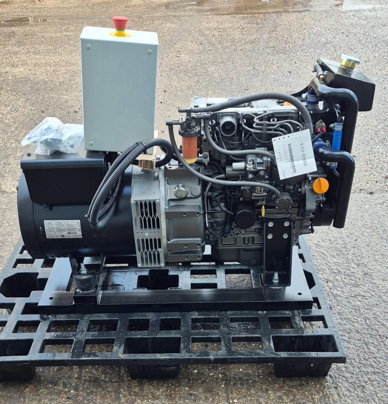 Yanmar 12 kVA Marine Diesel Generator (3TNV76, Keel Cooled) 