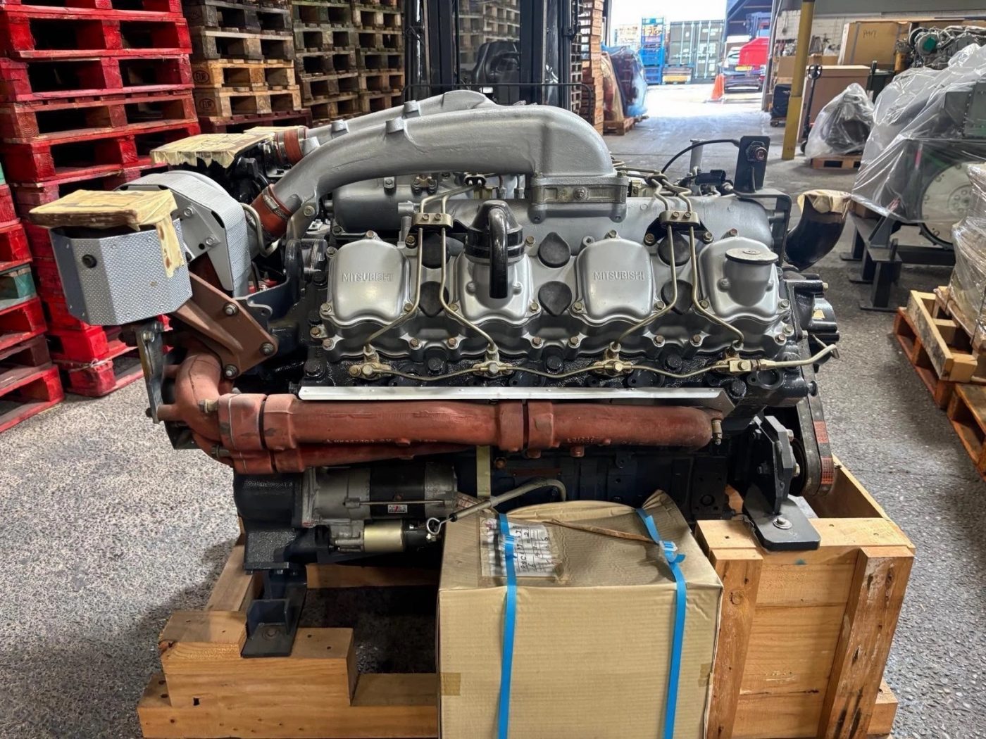 Mitsubishi 8DC9 V8 Turbo Diesel Engine (approx 300 hp)