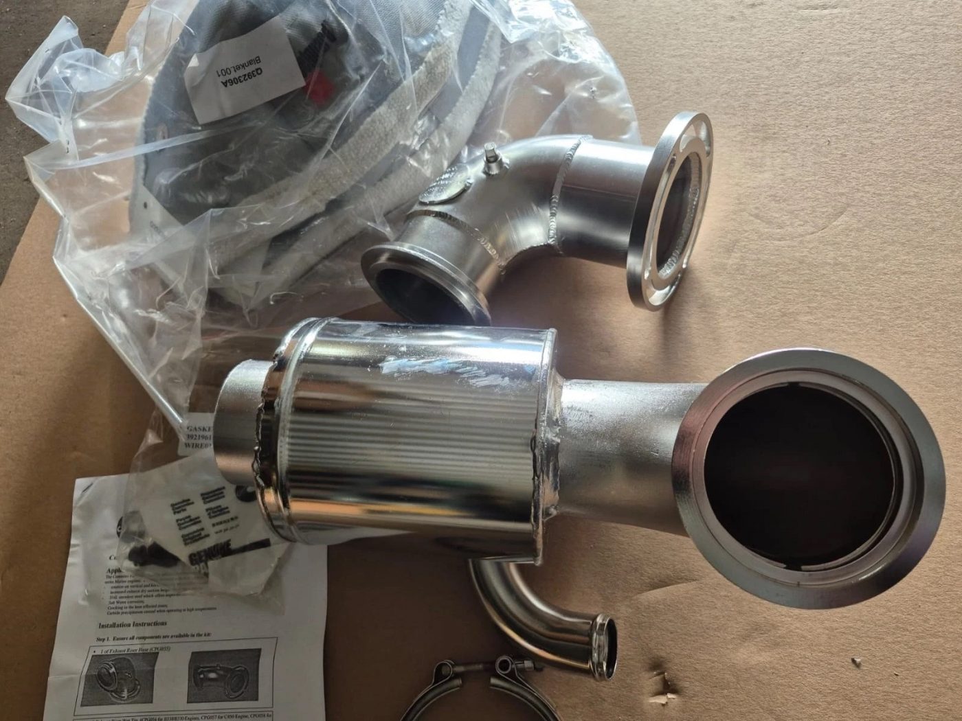 Cummins Marine Exhaust Riser Assembly 4933107