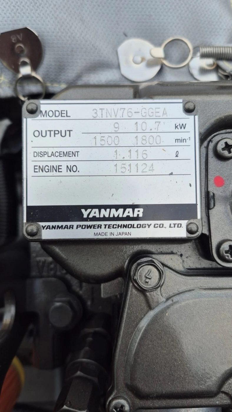 12 kVA Marine Diesel Generator (3TNV76, Keel Cooled) photograph 8