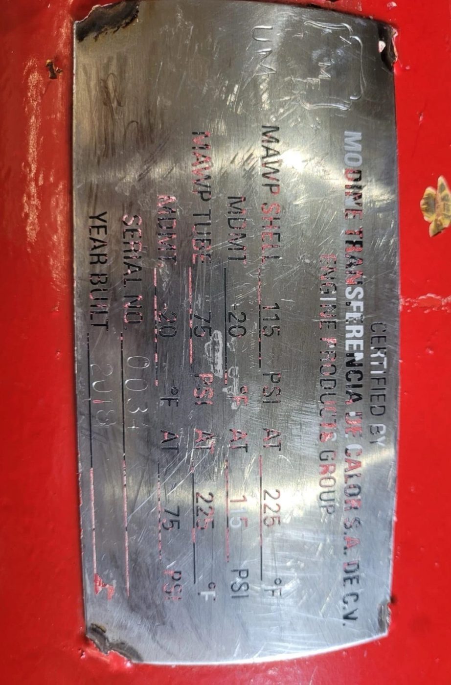 3508 Marine Heat Exchanger photograph 5